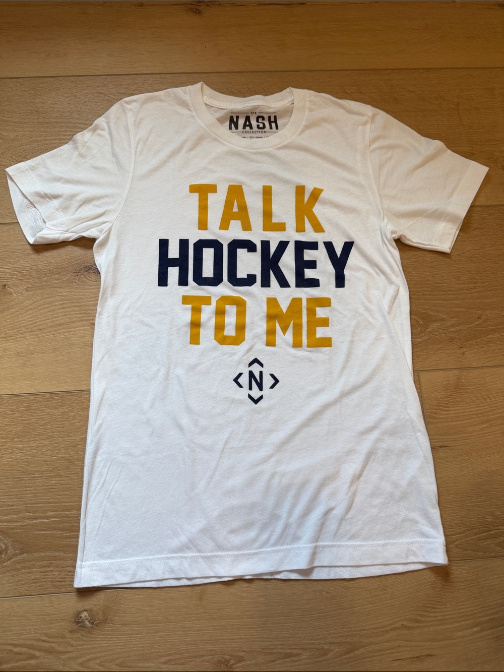 The Nash Collection- Talk Hockey to Me Tshirt